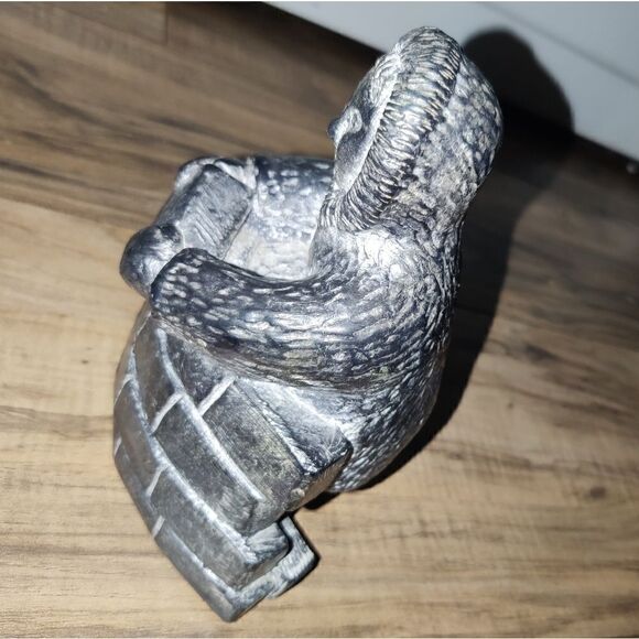 VINTAGE Canada NUVUK Hand Carved Eskimo Tribal Builder Soapstone Figure Statue - Picture 4 of 12